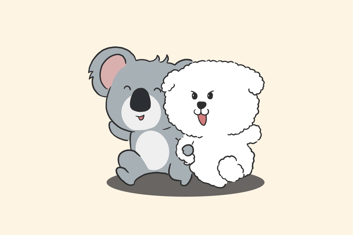 Hello week end , I and Bichon get together to plot our trip to the moon 😉😉
Follow us at: 
🐨 moonkoala.finance
🐶 bichontoken.com
#memetoken #bichon #koala #BNB #BSC