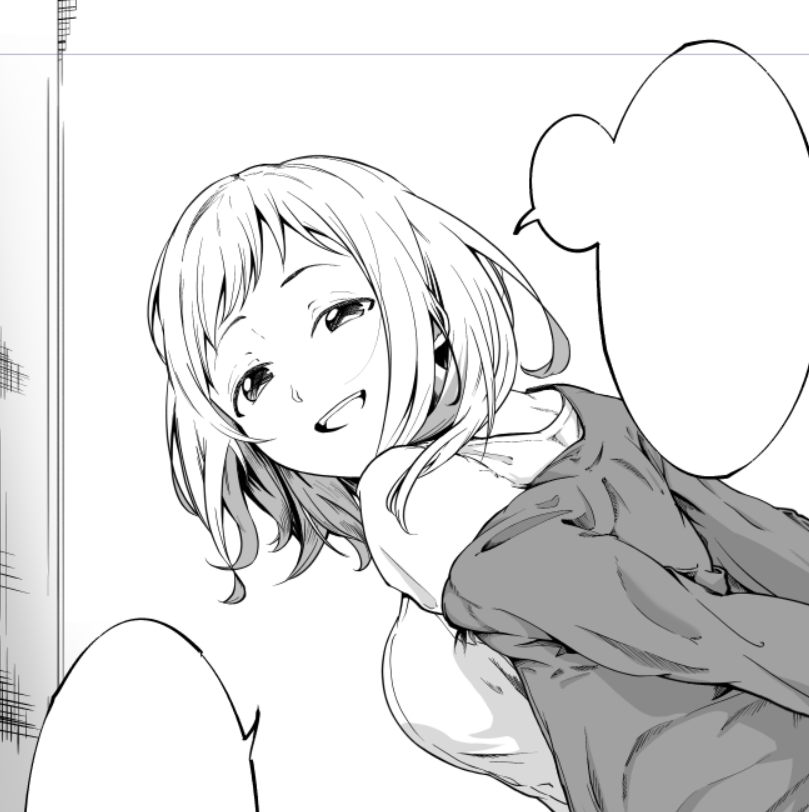 進捗5
今描いてるマンガのベストショット真乃を先行公開 