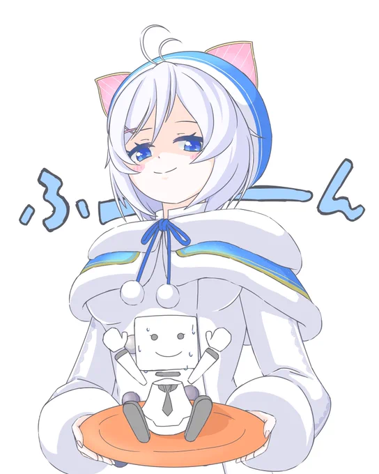 シロちゃんのマグカップ(圧があって)かわいい!
#SiroArt 