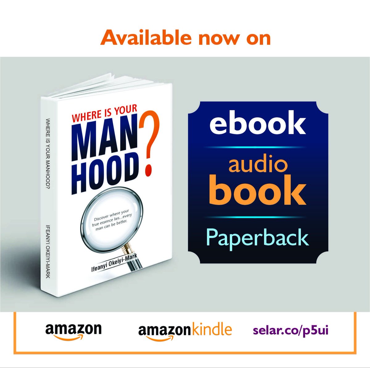 Hello people, if this shows up on your TL kindly help retweet. For men who desire to be better versions of themselves and especially in their relationship with women and for women who desire better for and from their men, this is your book. God bless.