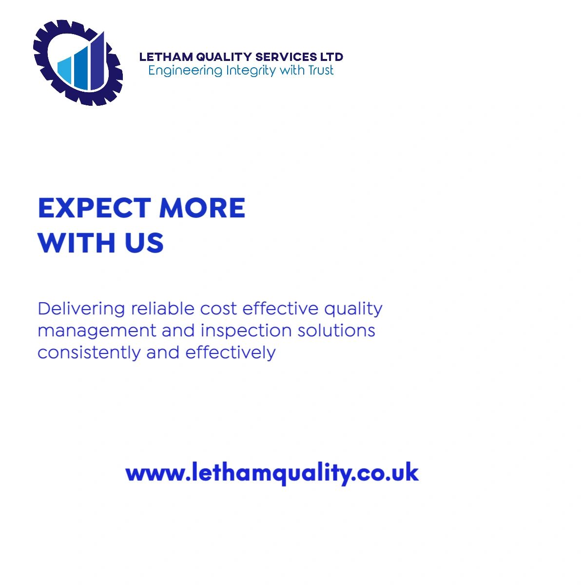 Does you project require supplier auditing, QC inspection coverage or supervision?  
We offer a multi disciplined service to suit your needs and expectations
lethamquality.co.uk