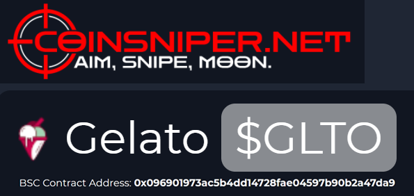 IceCreamSwap π¦ (@swapicecream) on Twitter photo π $GLTO #GIVEAWAY
<a href="/SwapIceCream/">IceCreamSwap π¦</a> has finalized the form to be listed on @CoinSniper_Net !
100 $GLTO to WIN for 5 lucky people
β
Follow <a href="/SwapIceCream/">IceCreamSwap π¦</a>, β₯οΈ Like andπRetweet
β
Comment your wallet address & Tag 2 friends and tell them to VOTE π³οΈ
coinsniper.net/coin/890 π $GLTO #GIVEAWAY
<a href="/SwapIceCream/">IceCreamSwap π¦</a> has finalized the form to be listed on @CoinSniper_Net !
100 $GLTO to WIN for 5 lucky people
β
Follow <a href="/SwapIceCream/">IceCreamSwap π¦</a>, β₯οΈ Like andπRetweet
β
Comment your wallet address & Tag 2 friends and tell them to VOTE π³οΈ
coinsniper.net/coin/890
