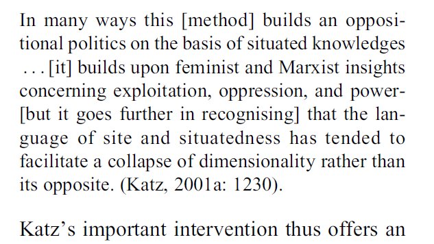 Importantly, Katz (2001) argues, countertopographies can be used to enhance political struggles