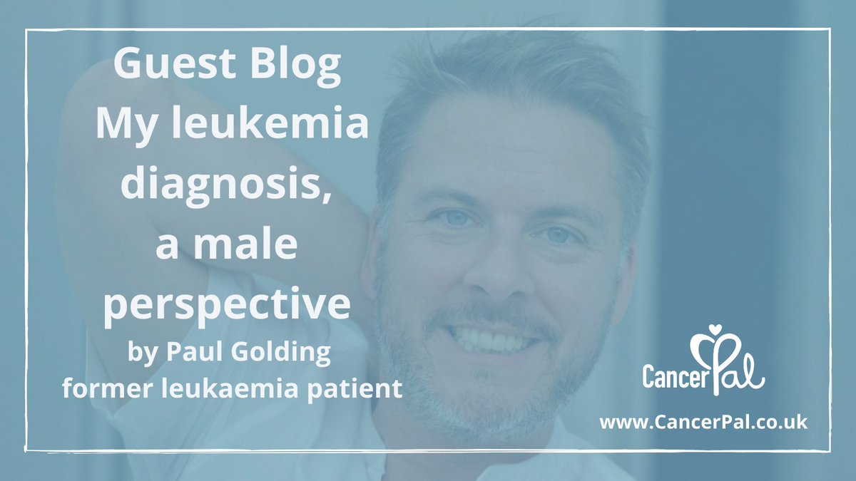 Cancer_Pal's tweet photo. We are incredibly grateful to the lovely Paul Golding for writing a great Guest Blog for us. He talks to us about how he has coped with leukaemia. https://t.co/y2FQPqhOjT

#menandcancer #menwithleukaemia #leukaemiasurvivor https://t.co/obtBDj8ruE