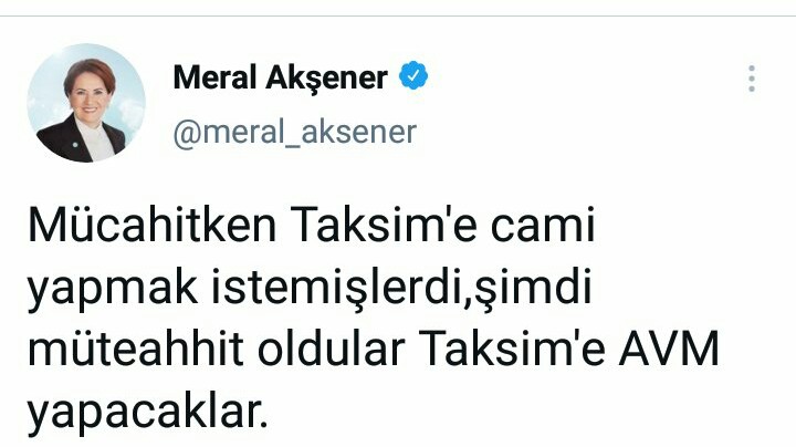AyaBakan_58_58's tweet photo. Taksim cami i istanbul a hayırlı ugurlu olsun 
Çok Yakıştı Çokkkk
#RecepTayyipErdoğan 
#HayırlıCumalar #TaksimCamii 

Bu da sana kapak olsun @meral_aksener hahhaha 
Taksim camisi       algıcı maral https://t.co/I9RxOebCwU