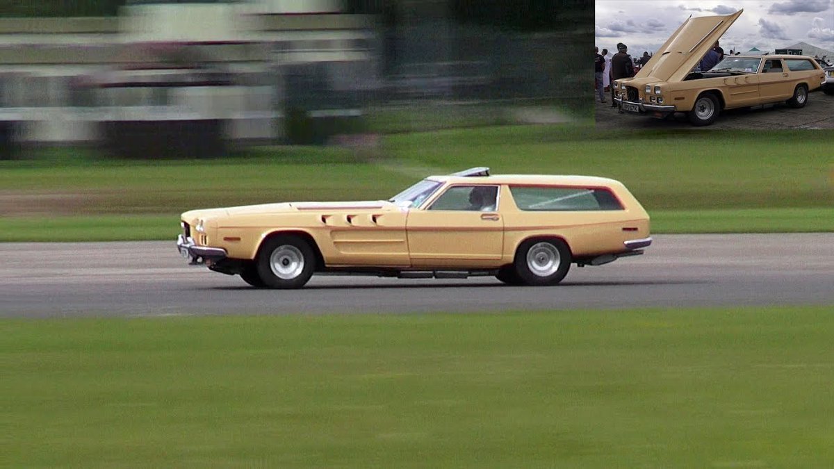 QuirkyRides's tweet image. &quot;The Beast&quot;: a fibreglass-bodied #car powered by a #RollsRoyce #Merlin engine (of #Spitfire fame) that generates 1000bhp &amp;amp; gives fuel &quot;economy&quot; of 2mpg It&apos;s actually road legal