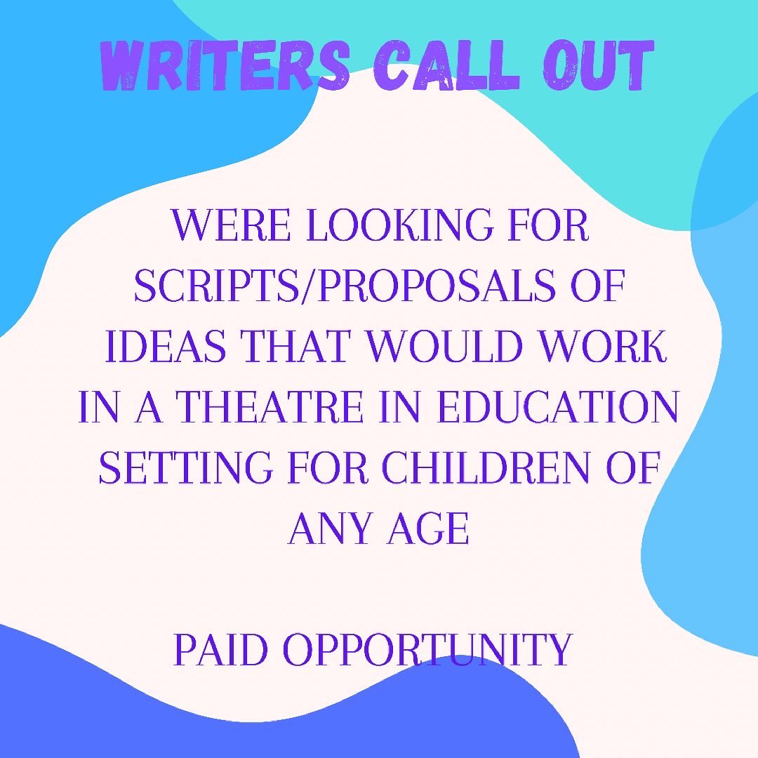 Create_Connect's tweet image. 🎭🚨PAID WRITER CALL OUT🚨🎭

Deadline- 5pm 11/06/2021