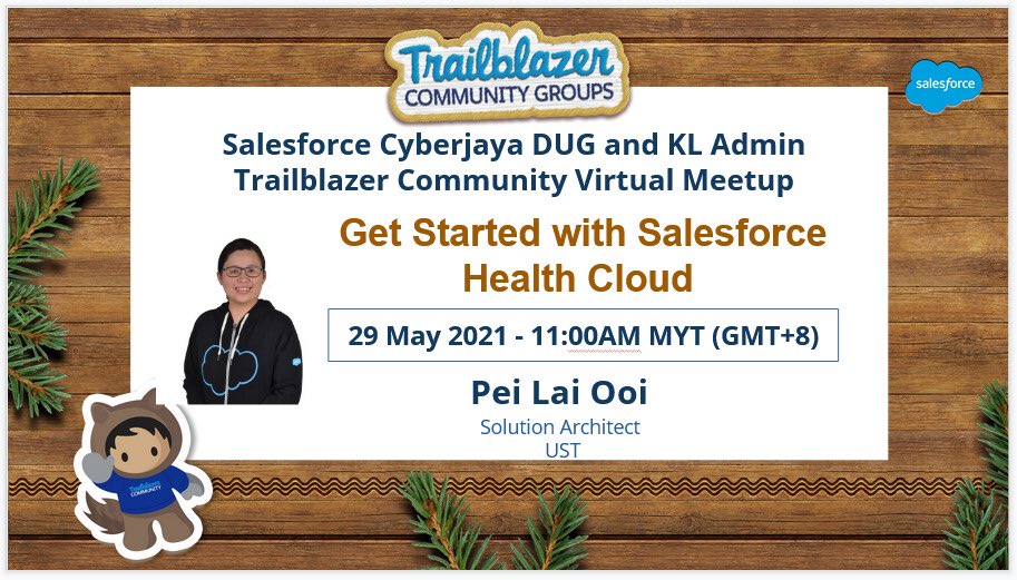 Join us tomorrow for our next #TrailblazerCommunity #event 

RSVP Now : bit.ly/2SmQNXq 

Also get a chance to win certification vouchers for your next #salesforce #exam
<a href="/SalesforceDevs/">Salesforce Developers</a> <a href="/trailhead/">Trailhead</a>