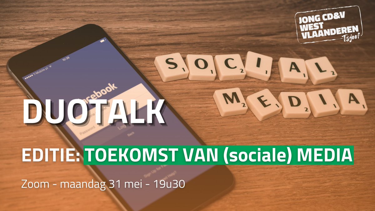 tsjeefWVL's tweet photo. Wij zijn alvast klaar voor onze vierde DUOTALK met niemand minder dan minister @dalle_benjamin en media-expert @Ljosmyndun 

Maandag te volgen via zoom!

Inschrijven kan hier: https://t.co/3Q0jgzQyHV https://t.co/iY6RwzSt3c