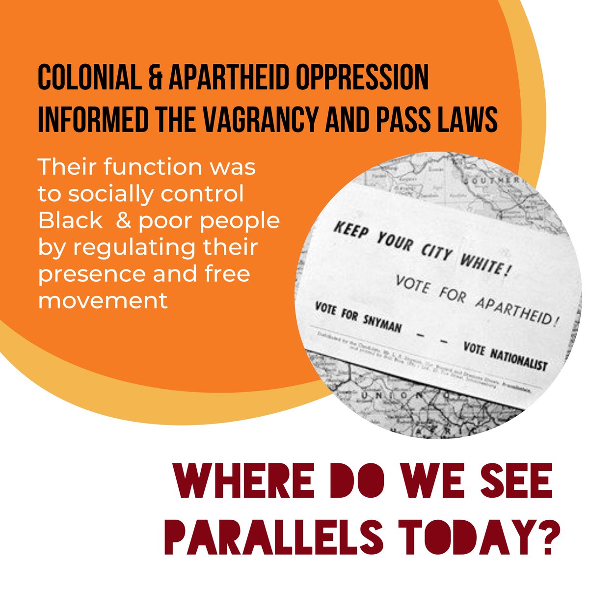 Ndifuna Ukwazi on Twitter "8/10 Colonial & apartheid oppression informed the vagrancy & pass