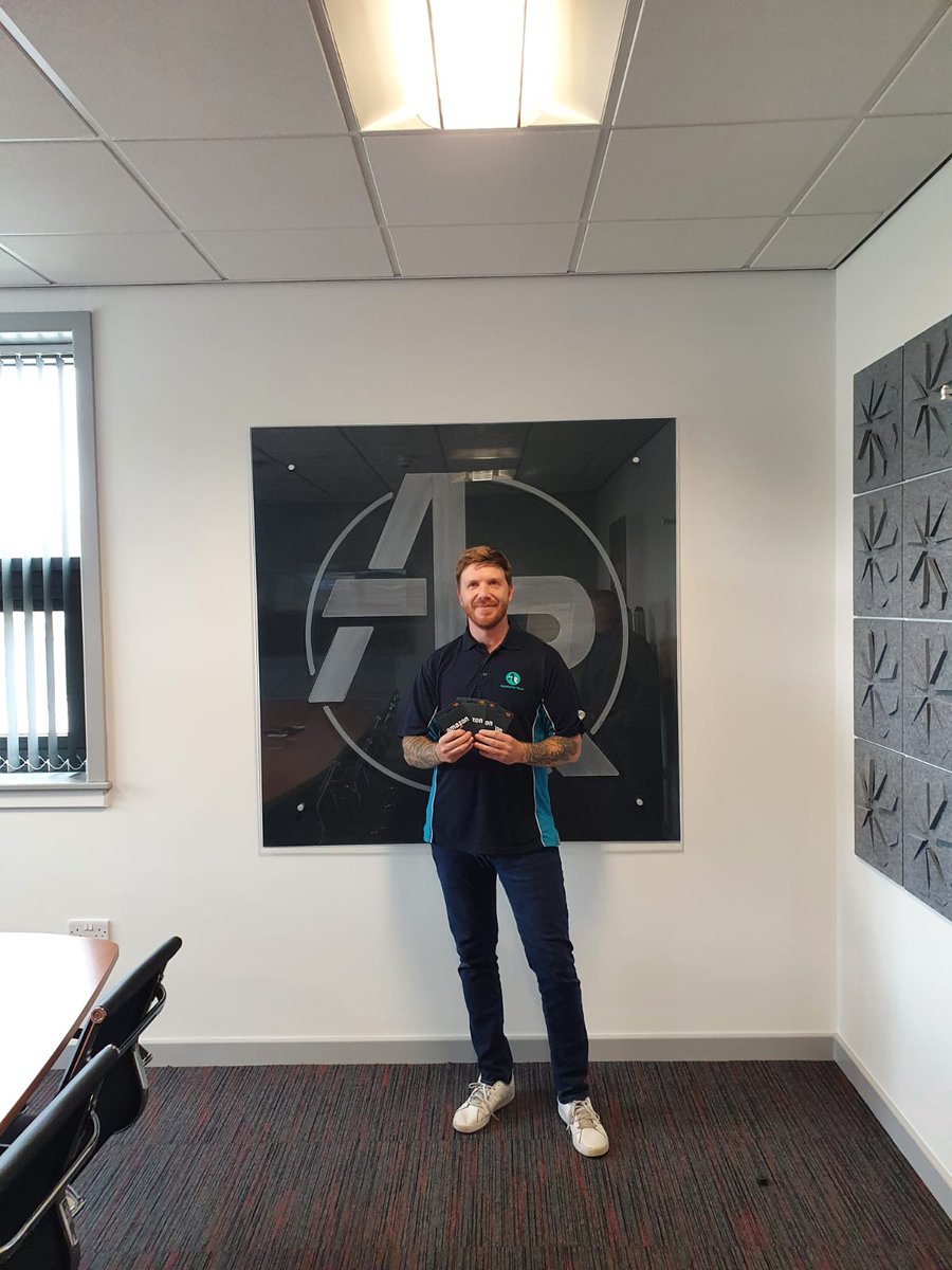recordUKDirect's tweet photo. Congratulations to Daniel Swash from All Round Security for finishing top of record Direct's Fantasy Football League 20/21 with 2,494 points and winning £100 worth of Amazon Vouchers in the process, which were presented to him earlier this week by our Team. https://t.co/cbKLMA28S3