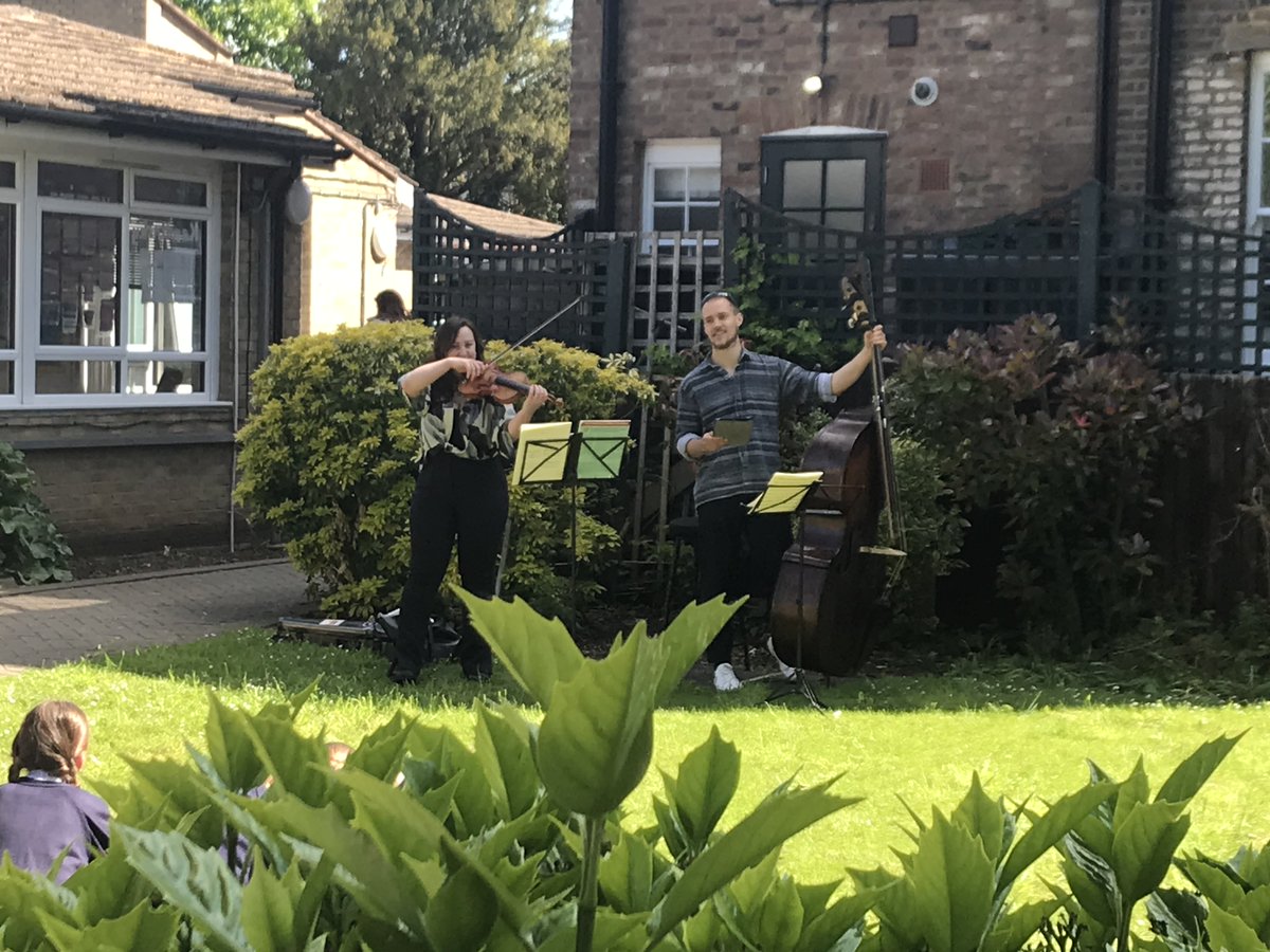 On Thursday Emma and Martin came to play for us as part of Barnes Music Festival. Thank you for inspiring us with your wonderful talents.