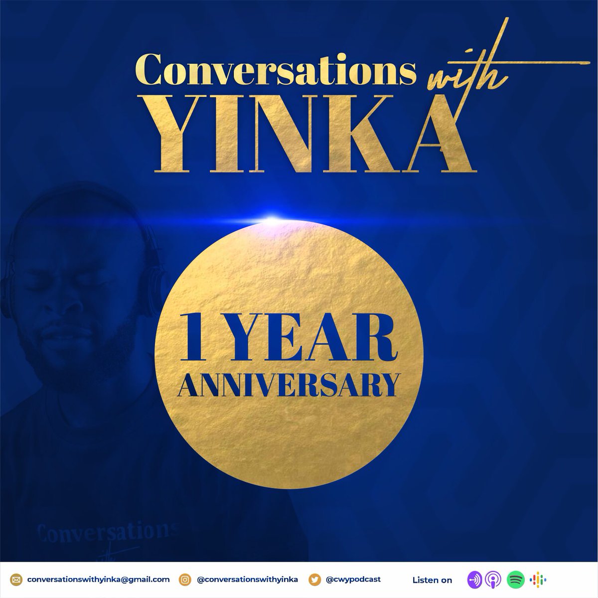 cwypodcast's tweet photo. Started as an idea
Now we’re here after 365 days...
14 episodes, 2.3k listens in 35 countries...
Inspiring the world with real conversations.

Happy 1st Anniversary to us!🎊🎈🎊

...and THANK YOU for supporting this podcast in your own way!

Cheers to more!🥂 https://t.co/ZaNrZ8bUJn
