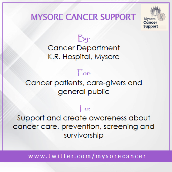 mysorecancer's tweet photo. Namaskara Mysuru !

#mysore #cancer #cancersupport #mysuru #cancercare #cancerawareness #cancersupport #cancerpatient #oncology https://t.co/yuG9ODYs58