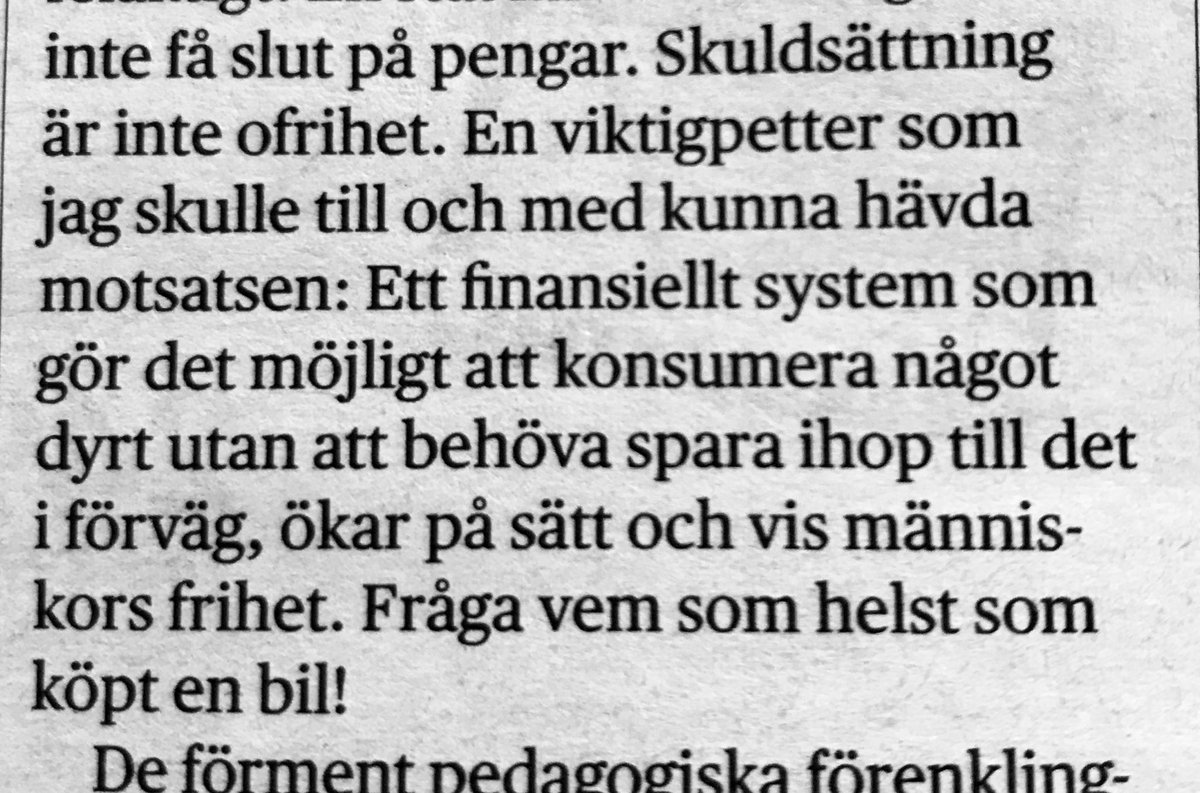 Tycker verkligen om Andreas sätt att bråka med fenomen. Och Göran Persson.  