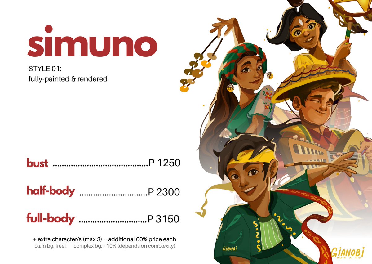 gian0bi's tweet photo. Ayo! Commissions are now open! 🌟
I will be having 10 slots available. 

Dm if u interested~
Rts are appreciated 💛 https://t.co/LbaM6WOkOx