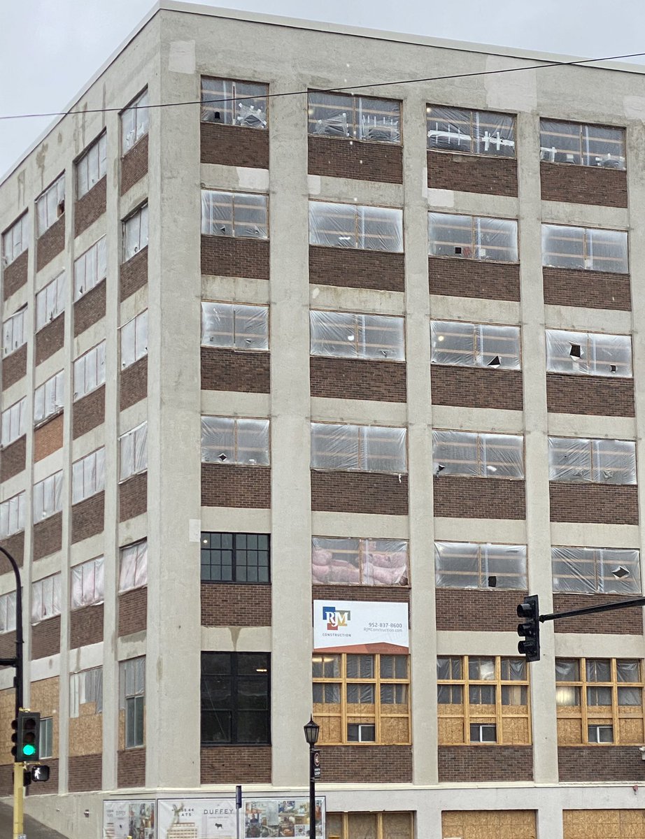 It was great to get back out on a job site yesterday and tour the Duffey Lofts micro-unit apartment project in the North Loop. #RJMBuilds