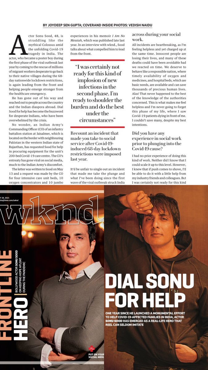 RaviranjanID's tweet image. Frontline Hero @SonuSood 🇮🇳🙏