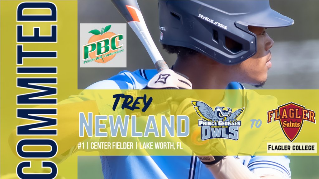 Congratulations to Trey Newland who announced his commitment to continue his education and baseball career at Flagler College‼️ Trey has been a standout player and young man who has a bright future ahead of him back home in Florida. 
#OwlForLife🦉