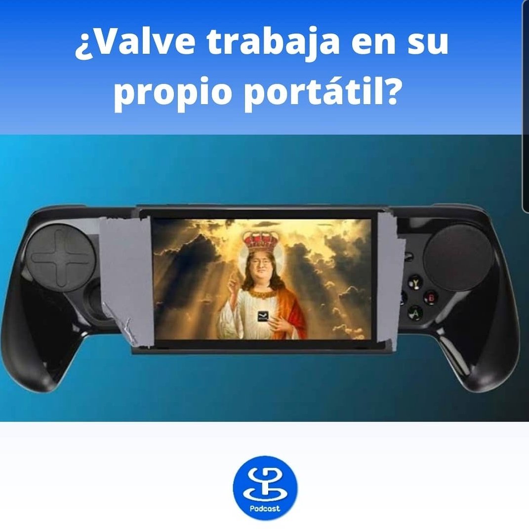GG_Podcast_'s tweet photo. Se rumora que nuestro dios Gabe planea lanzar "Steampal" al mercado, un estilo Switch con las capacidades de una PC que corra tu librería de Steam.

#steam #pc #gaming #noticia #videojuegos #gabe #nintendoswitch #steampal https://t.co/L6uKSlIuKH