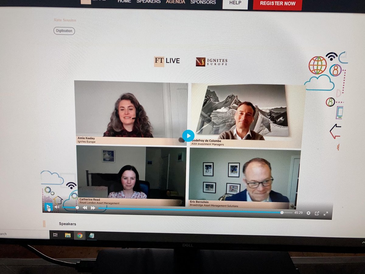Thanks to the panellists from <a href="/RLAM_UK/">Royal London AM</a> @AXAIM <a href="/Broadridge/">Broadridge</a> for taking part in today's <a href="/ftlive/">Financial Times Live</a> session on operational resilience &amp; learnings from Covid crisis. Hybrid working, outsourcing, cyber risks among many topics covered. Watch here: foameurope.live.ft.com/agenda/session… <a href="/igniteseurope/">Ignites Europe</a>