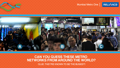 MumbaiMetro01's tweet photo. Hope you get busy with finding out the right answers! The one who guesses right gets a chance to win some exciting gifts with us. 
#ContestAlert #MumbaiMetroOne #MumbaiMetro #Giveaway https://t.co/0AV5uJQZOY