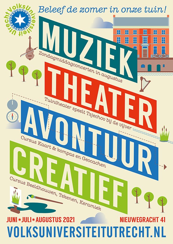 Deze toffe poster is vanaf 7 juni op verschillende plaatsen in de stad te zien.