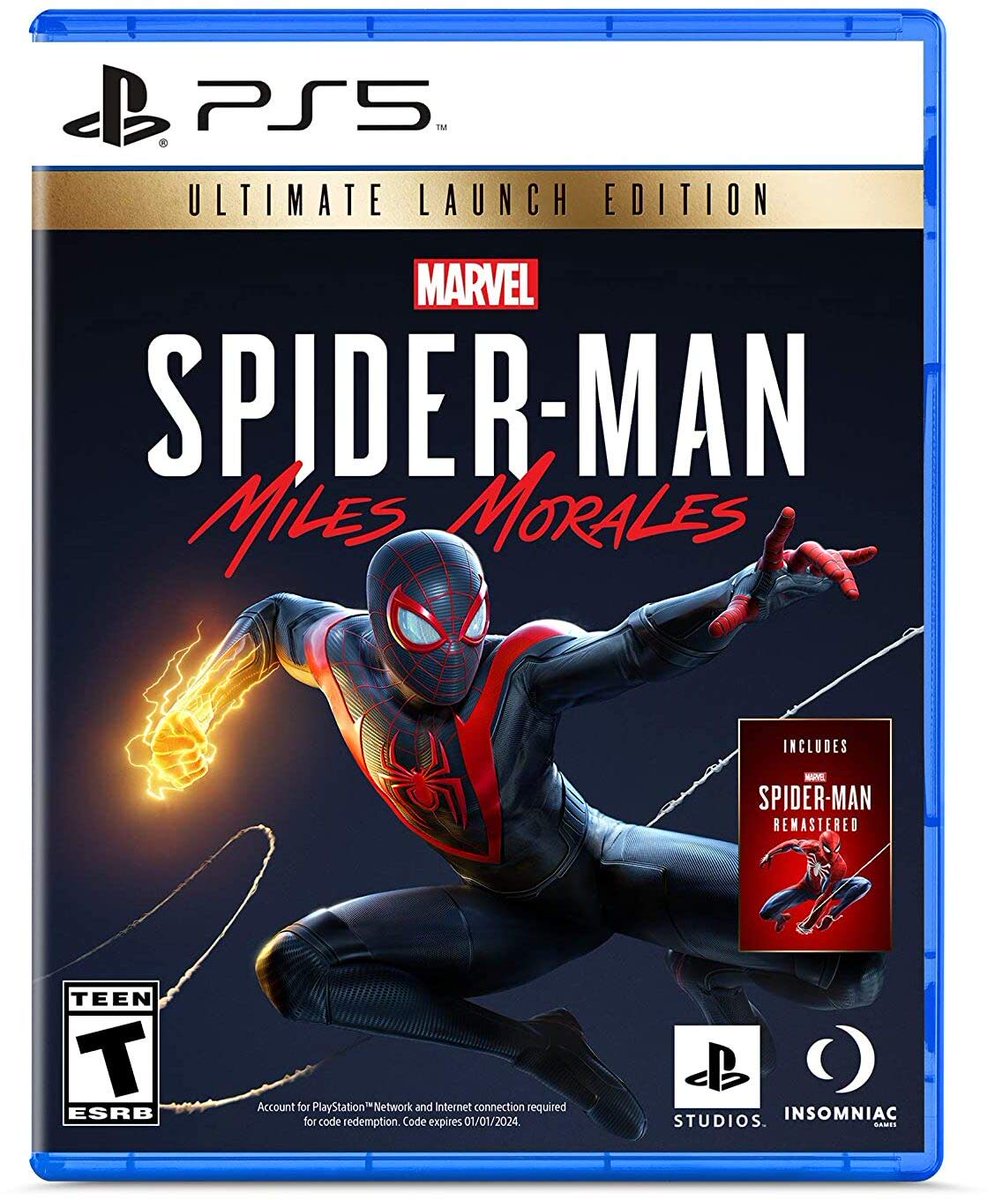 IGNDeals's tweet photo. Marvel's Spider-Man: Miles Morales Ultimate Launch Edition for PS5 down to $59.99 at Amazon (list price $69.99) 🕸 https://t.co/CpcIKZKkAS https://t.co/aE6gXfUUcv