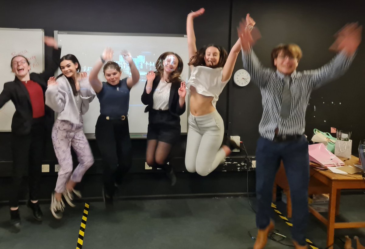 Celebrating Yr13's last day by watching back their last Whole School Musical from January 2020!  Safe to say they are loving it! 
#dreamstudents 
#precovid 
#EduArtsFest