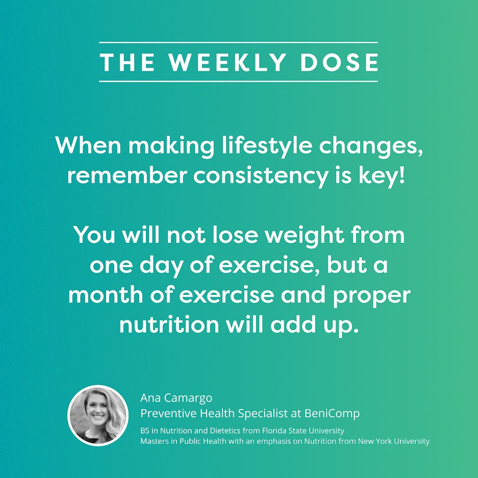 We're excited to launch our new weekly series called THE WEEKLY DOSE! Ana, one of our Preventive Health Specialists, will be sharing a weekly health tip across all of our social media accounts each week. Be sure to share and tag a friend in the comments! #health #healthcare