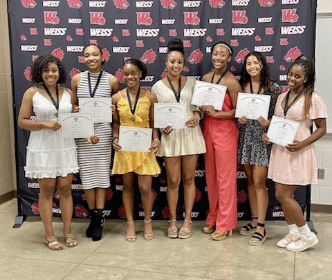 weissvolleyball's tweet photo. District 18-5A All-District Team Selections! Timaia Sugars, Christina Atkinson, Jazmine Mason, Jaylen Anderson, Ashlyn Wilson, Brianna Bryant &amp; Asha Hill! @PfISDAthletics @pfisd @WeissHighSchool @Weiss_ABC @FlxAtx @VypeATX #UnityThroughAdversity #BeTheOneWolfpack #EarnedNotGiven https://t.co/x9yPiJaNZe