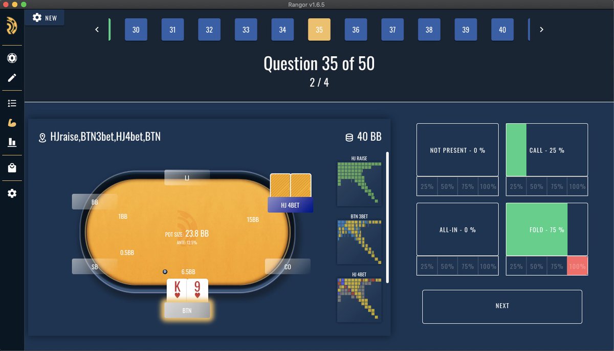 🚨 Jeux concours 48h 🚨

Pour fêter la sortie du 💪Training mode 💪
On t'offre 1 mois à l'abonnement Pro.

Like &amp; Retweet &amp; Follow.

Un tirage au sort sera effectué ce dimanche 15h !

#poker #pokeronline #onlinepoker #pokertraining #pokergto #rangor #pokerquiz