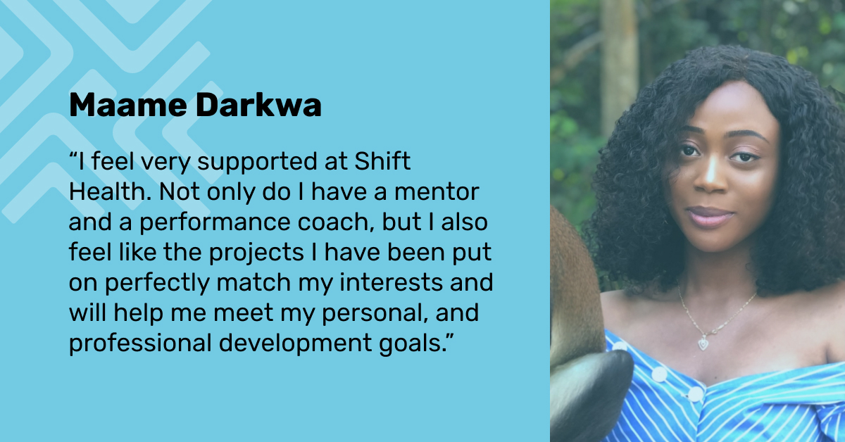 shifthealth's tweet photo. The #ShiftHealthTeam is excited to welcome and introduce our new #ShiftHealthInterns, Oluwabunmi “Bunmi” Oshikoya & Maame Darkwa 👋 We look forward to seeing you grow and cultivate your #ScienceMindset with us this summer! https://t.co/cQhUREOKps