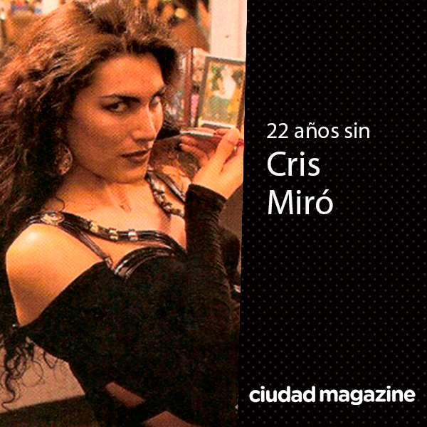 ciudad_magazine's tweet photo. 22 AÑOS SIN CRIS MIRÓ El 1 de junio de 1999 fallecía en Buenos Aires la vedette argentina Cris Miró. https://t.co/DWjsx5rLyL