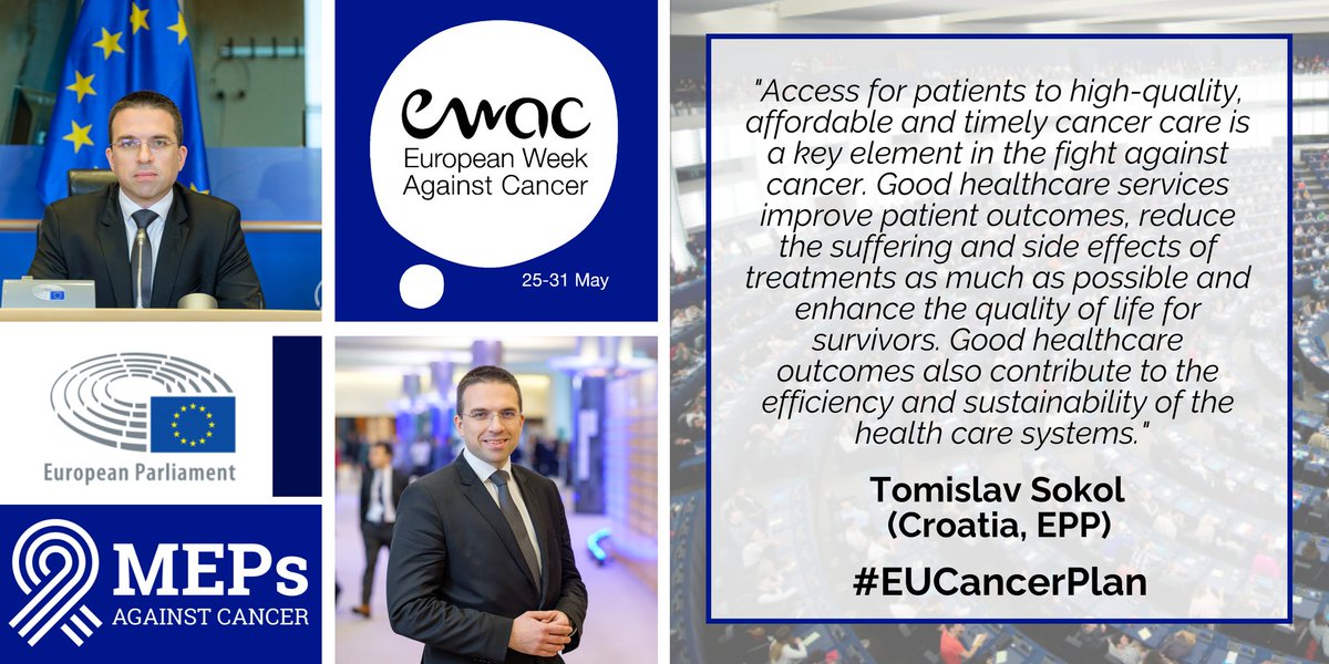 TomislavSokol's tweet photo. Thank you to all the organisations and institutions, who put their weight behind #EWAC2021 this week. Together we will make a difference for cancer patients and care in the EU. 
Have a great weekend and be healthy https://t.co/Ldd2EMWBUc