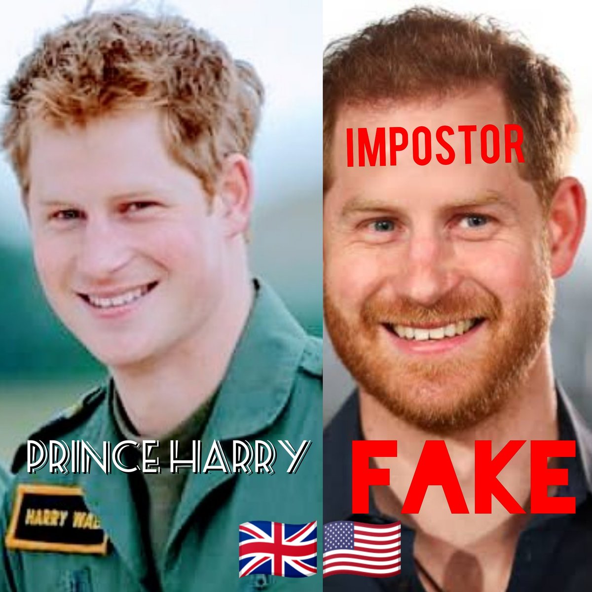 QueenofUK11's tweet photo. @AppleTV @Oprah #Britain and #US, you should know that #PrinceHarry - The Real Prince is still in Afghanistan held by @USAinUK. Don't be fooled by this impersonator /#fakeprince hired by @RoyalFamily. @POTUS is protecting a criminal prince by giving him asylum. @FBIMostWanted @BritishArmy @BBC https://t.co/Bc0Md8Y5U0