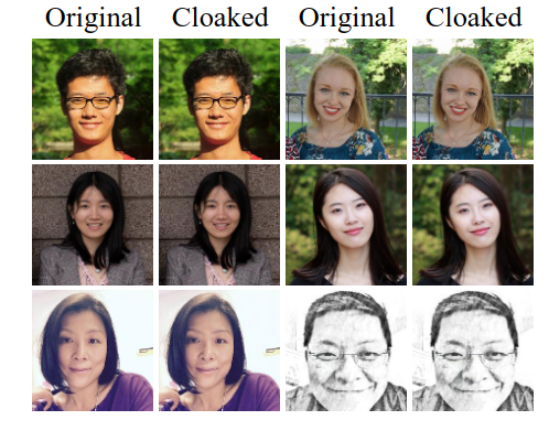 binitamshah's tweet photo. FAWKES : Pixel-level "cloaking" of images to defeat facial recognition : https://t.co/ALcxSQ1E6n 

Paper :: Fawkes: Protecting Privacy against Unauthorized Deep Learning Models : https://t.co/hFvfmOiRdr (pdf) https://t.co/gp3L3XItdy
