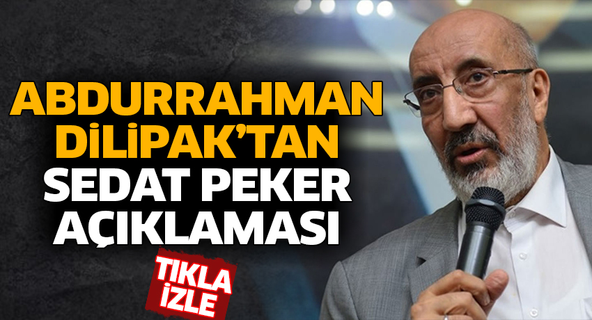 Akit Tv On Twitter Abdurrahman Dilipak Tan Sedat Peker Aciklamasi Https T Co Vlc2kdjsuw