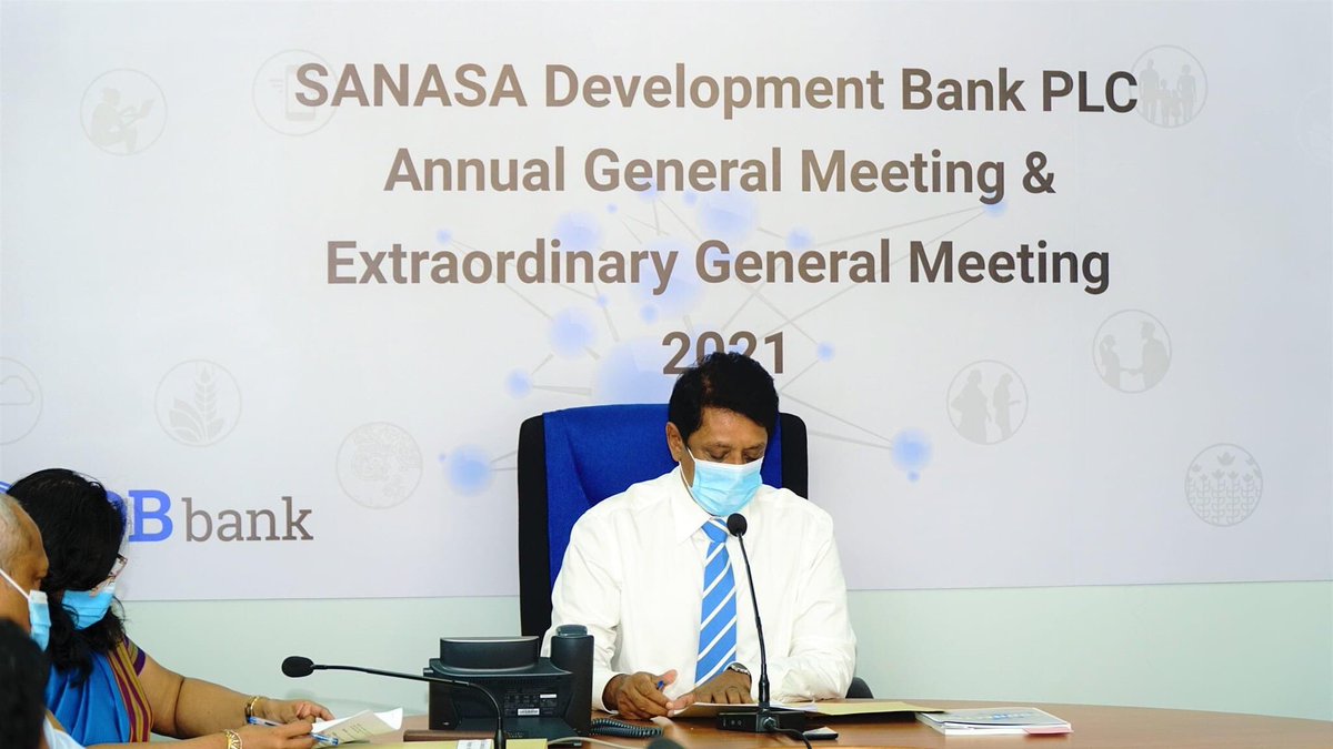 SDBbank's tweet photo. SDB bank’s 24th Annual General Meeting (AGM) and Extraordinary General Meeting (EGM) was held on 28th of May, 2021. As the next step to fuel the bank's growth, the shareholders granted their approval for a Secondary Public Offering at the meeting.  
#SPO2021  #WhereYouAreValued https://t.co/9hqIBxVdcy