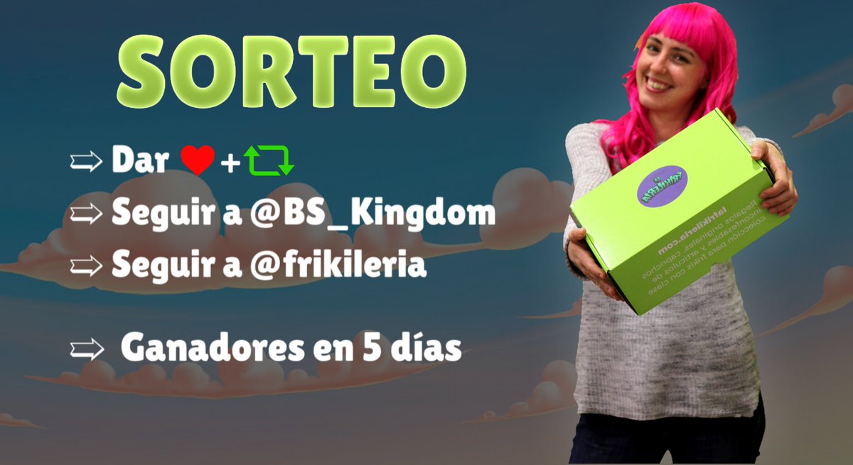 💥SORTEO CAJA SORPRESA GAMER 30€💥

REQUISITOS:
— Dar ❤ y RT
— Seguir a @BS_Kingdom y <a href="/frikileria/">La Frikileria</a> 

OPCIONAL:
— Unirse a nuestro servidor de discord: discord.gg/cph8PhJ
— Mencionar a 1 un amigo, cuantos más menciones más posibilidades

Ganadores en 5 días

⬇Seguir leyendo