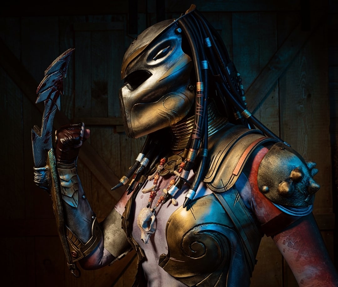#yuatja #predator #cosplay by  @_ancalagon_cosplay || photo by @murkstudios || badasscosplay.com