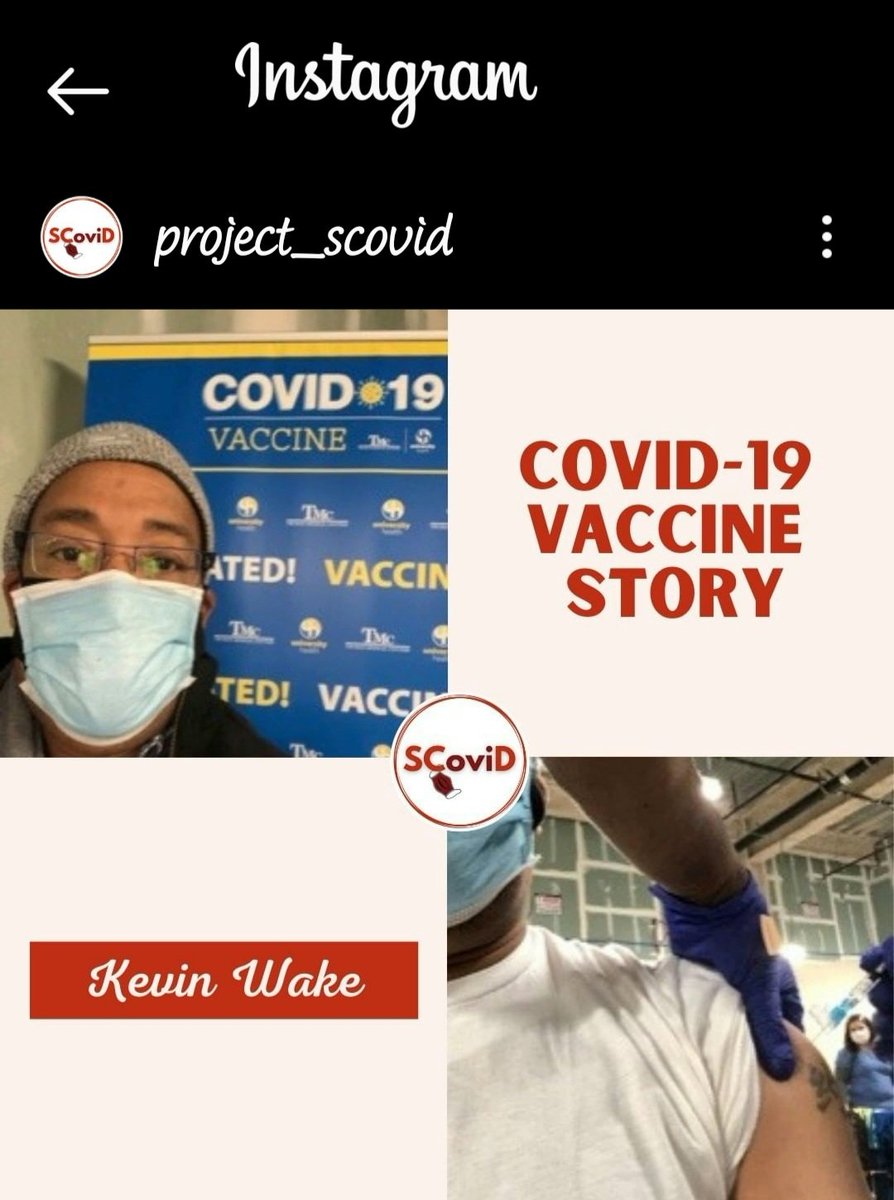 Memej99's tweet photo. Don't miss Project SCoviD on IG and their #Covid19VaccineStory on #SickleCellWarrior Kevin Wake, #SCDAdvocate, #SickleCellMidwest President & much more!! Follow Project SCoviD on Instagram, learn more about Kevin below & stay tuned for his story!
https://t.co/NifzmLiUPb https://t.co/fNnabgY4A1