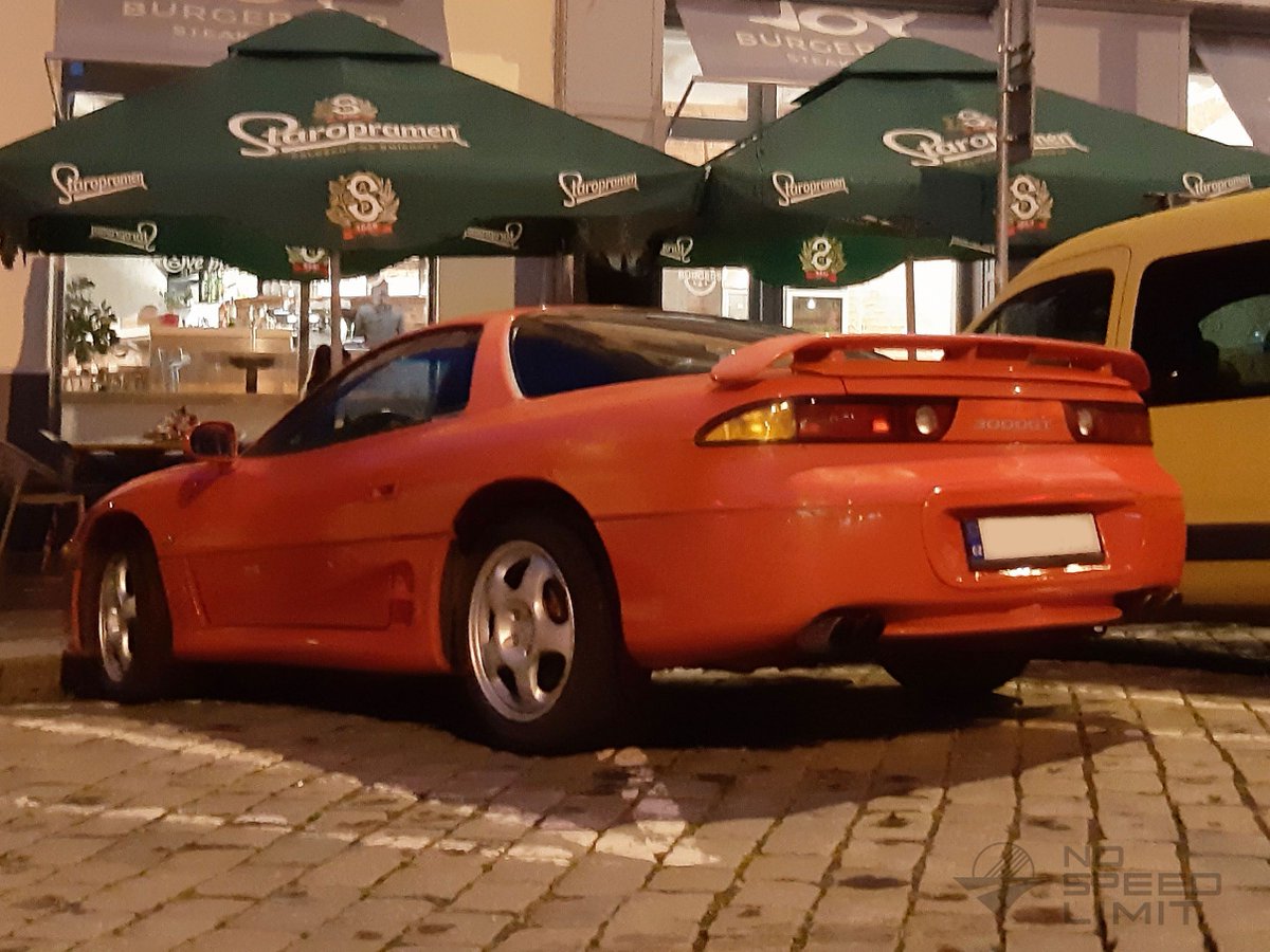NoSpeedLimit_it's tweet photo. #mistsubishi3000gt #madeinjapan #carsofprague #streetphotography #the90s https://t.co/iK5gmHt9u5