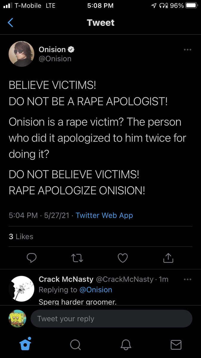 TheJuancho's tweet photo. Dear Known Pedophile Greg @Onision @OnisionPrime Jackson:
You're a cowardly weakling who harms & rapes underage teen girls because you can't handle grown women with a mind of their own.
You're getting exactly what you deserve.
#OnisionInRealLife #OnisionForPrison https://t.co/Gij5MkUY12