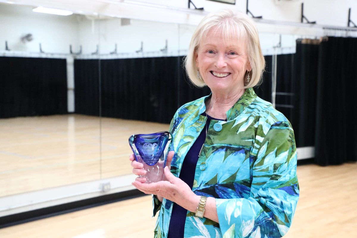 barrington220's tweet photo. Congrats to BHS Dance Teacher and Orchesis Artistic Director Nancy Creswell, who has received the Outstanding Educator Award from the Village of Barrington Cultural Commission! Nancy is retiring this year after 22 years at BHS! #BSD220 https://t.co/aYgA4ABDHH