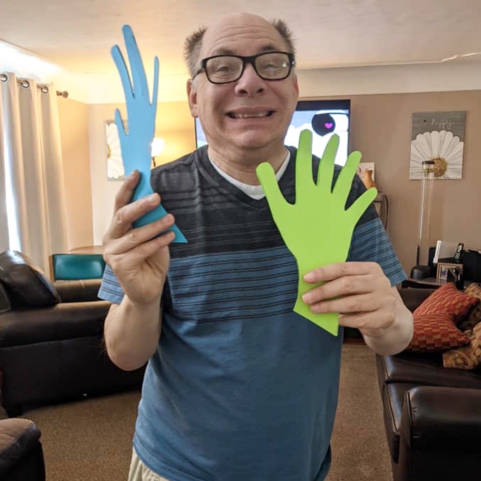 CLHamilton_'s tweet photo. Chris and George created the banner for Saturday’s Concert for Inclusion! See how cool it looks! 🎶👏
#CLMonthHamilton #CLMonth #HelpingBuildGreatLives #Inclusion #DiverseAbilities #DevelopmentalDisabilities #HamOnt https://t.co/m3gprBbSbK