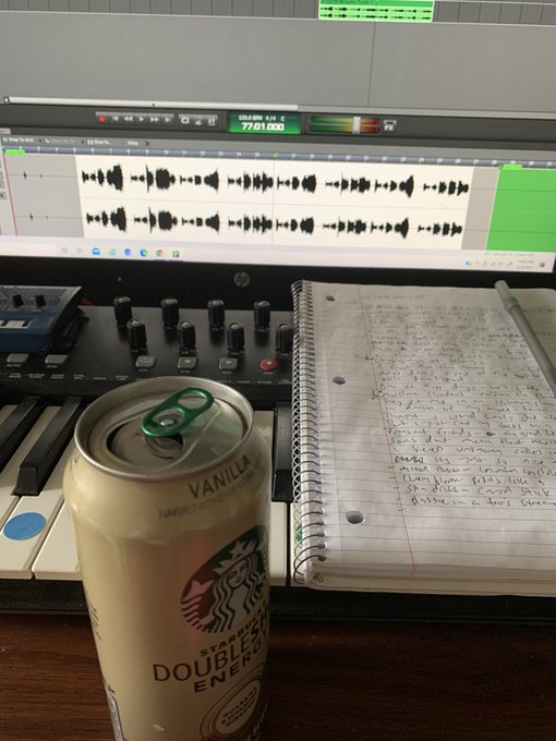 Coffee and Lyrics morning. #fridaymorning #FridayVibes #lyrics #songwriter #rap #hiphop #synthfam https://t<a href="/tag/fridaymorning"class="tags">#fridaymorning</a><a href="/tag/fridayvibes"class="tags">#FridayVibes</a><a href="/tag/hiphop"class="tags"><span>#hiphop</span></a><a href="/tag/rap"class="tags"><span>#rap</span></a><a href="/tag/lyrics"class="tags"><span>#lyrics</span></a><a href="/tag/songwriter"class="tags"><span>#songwriter</span></a><a href="/tag/synthfam"class="tags"><span>#synthfam</span></a>