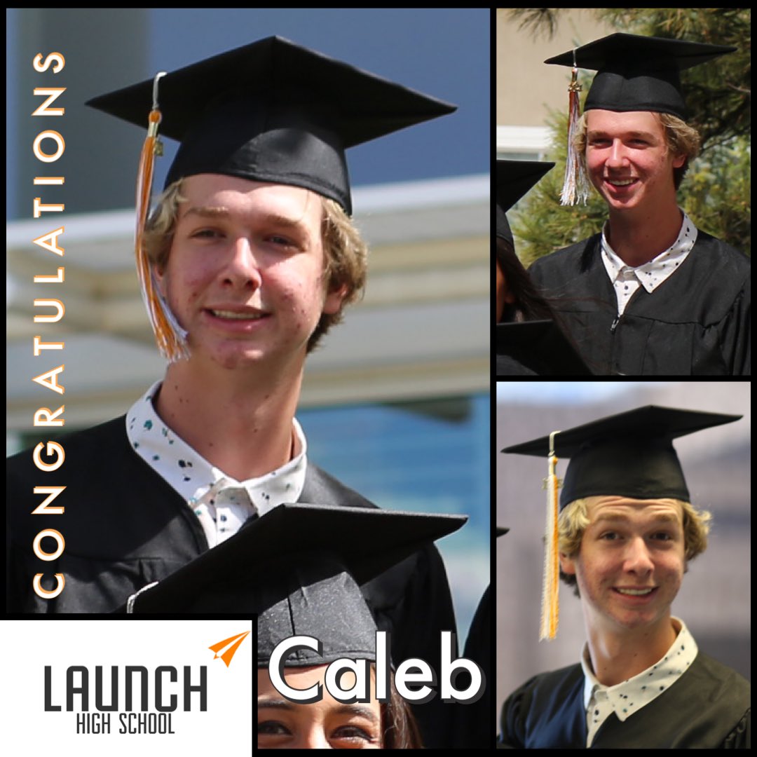 LaunchHigh's tweet photo. Graduation is a time to celebrate your achievements, prepare for a future of opportunities and embrace a world of infinite possibilities. There are no rules of architecture for a castle in the clouds.

We are so proud of you, Caleb!
#launchhighschool #senior2021 #congratulations https://t.co/pC6rHurm3d