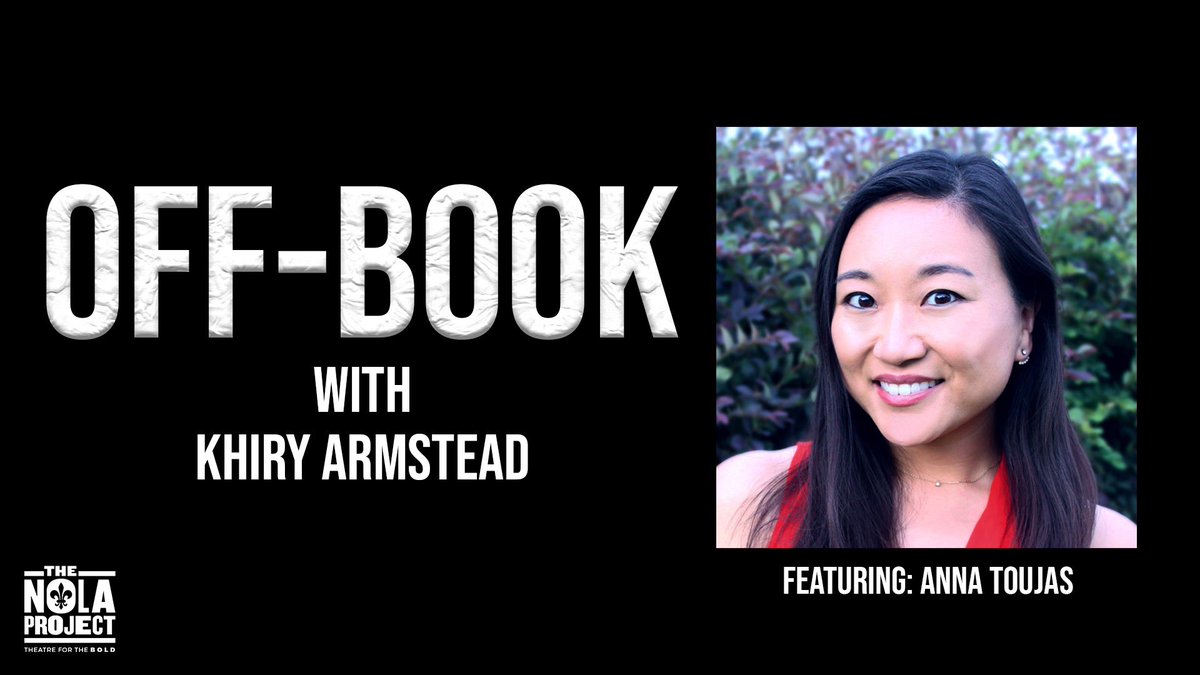 theNOLAproject's tweet photo. Ensemble member Anna Toujas goes #OffBook with @kayethebeast this Saturday at 8pm CT on Instagram LIVE. Don't miss it! 🚫📒 https://t.co/yvTmdD532r