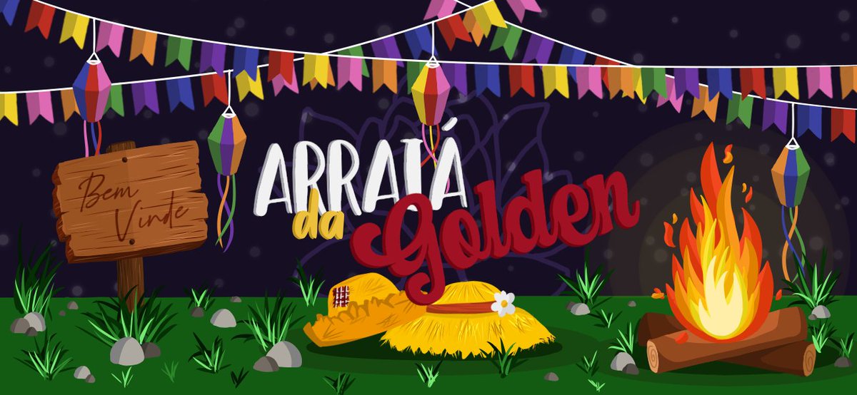 goldenlotust's tweet photo. Você acaba de receber um ticket para participar do primeiro arraiá da Golden {🎟}

Será um mês inteiro de muita festa, brincadeira e diversão para a equipe e para os seguidores do projeto também! Segue a thread pra descobrir mais! https://t.co/VJEzR2K4no